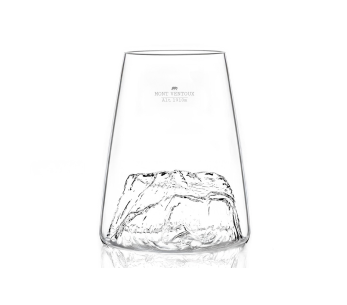 Alaskan Maker Topographic Mont Ventoux spritglas av lång kristall 2