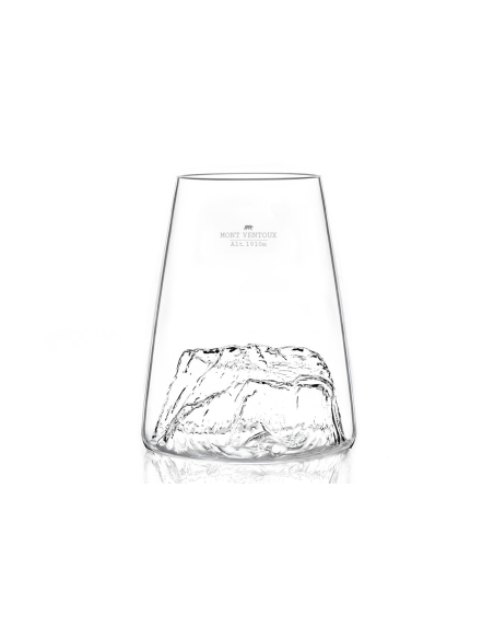 Alaskan Maker Topographic Mont Ventoux bicchiere da liquore lungo in cristallo