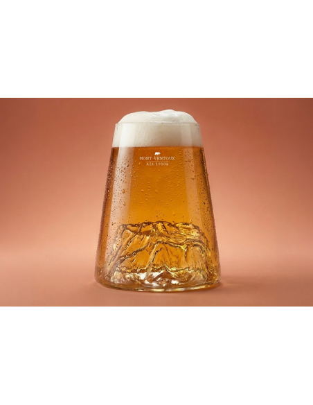Alaskan Maker Topographic Mont Ventoux long crystal spirit glass