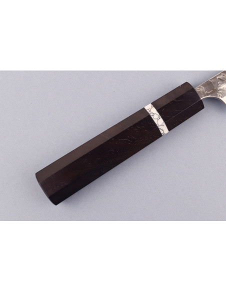 Coltello universale giapponese artigianale Yoshimi Kato Hyo SG2 da 15 cm