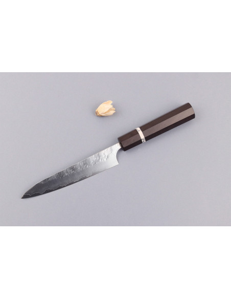 Coltello universale giapponese artigianale Yoshimi Kato Hyo SG2 da 15 cm