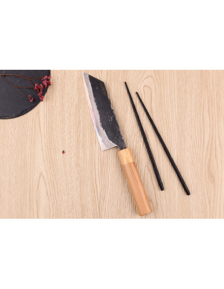 Håndlaget japansk Bunka -kniv, 16,5 cm, Kouki Hashimoto BS2