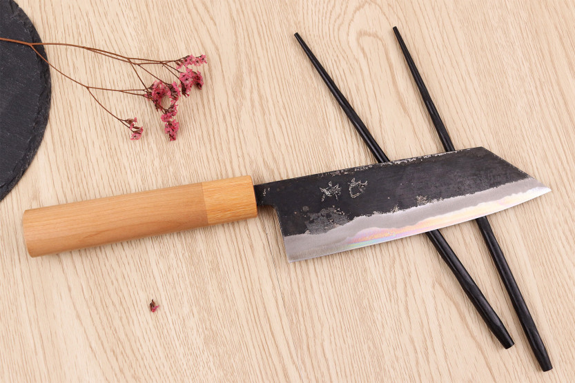 Handgjord japansk bunka -kniv, 16,5 cm, Kouki Hashimoto BS2
