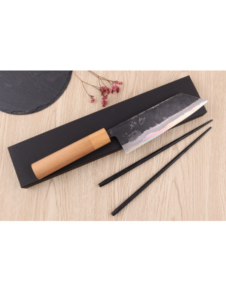 Håndlaget japansk Bunka -kniv, 16,5 cm, Kouki Hashimoto BS2