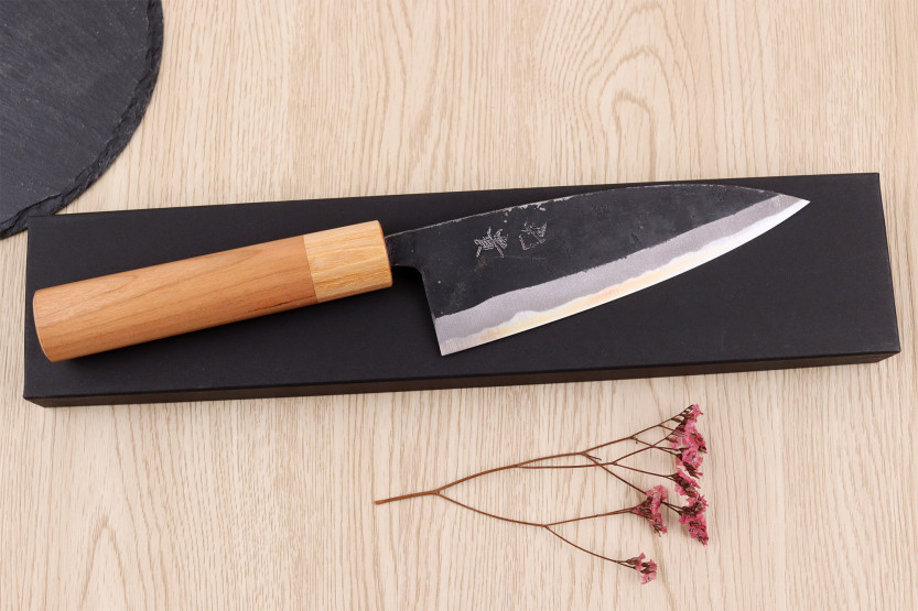 Coltello da chef giapponese artigianale da 15 cm Kouki Hashimoto BS2