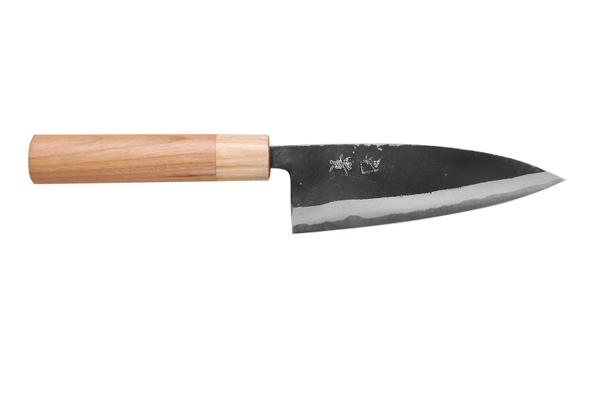 Handgjord japansk kockkniv, 15 cm, Kouki Hashimoto BS2