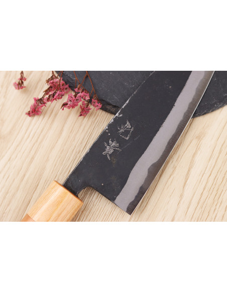 Faca de chef japonesa artesanal de 15 cm Kouki Hashimoto BS2