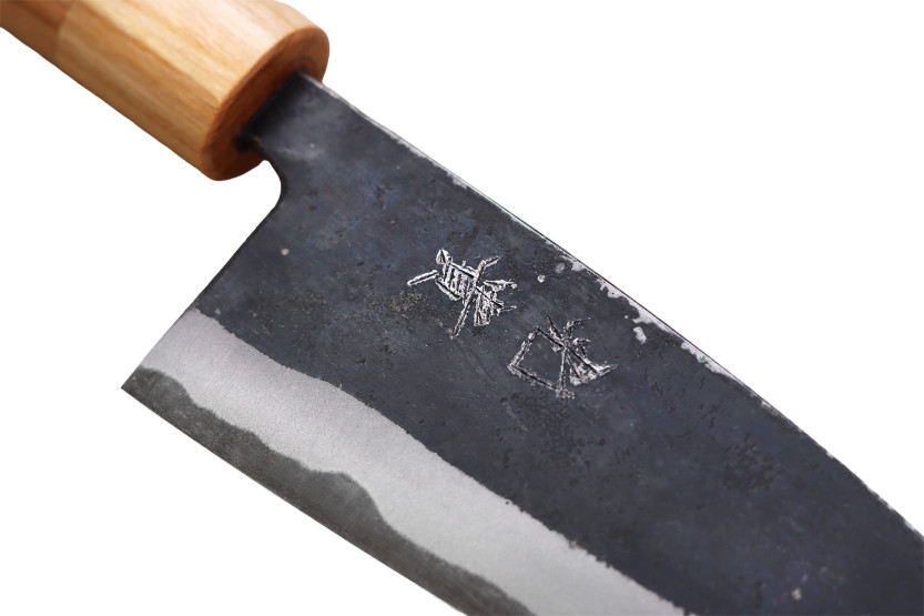 Cuchillo de chef japonés artesanal de 15 cm de Kouki Hashimoto BS2