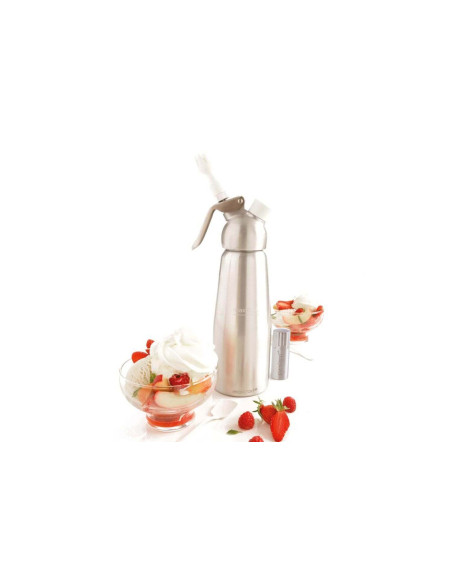 Mastrad aluminium slagroom spuitfles 500ml