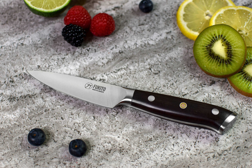 Set de cuchillos 2 cuchillos Fukito Ebony X50 Chef + Cuchillo de pelar
