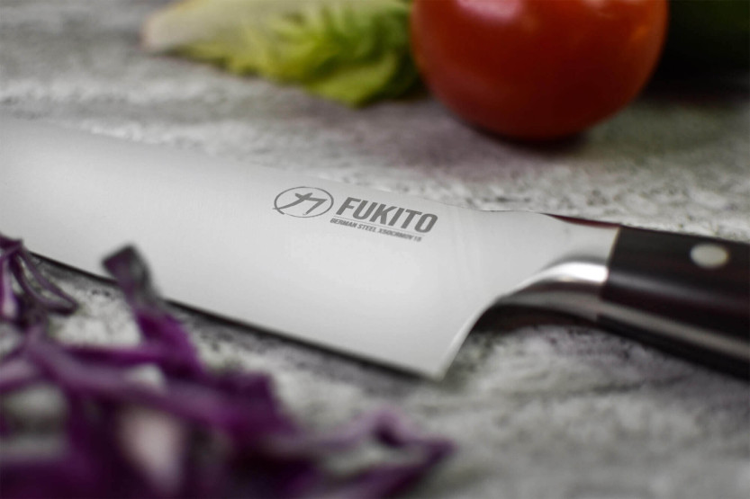 Set de cuchillos 2 cuchillos Fukito Ebony X50 Chef + Cuchillo de pelar
