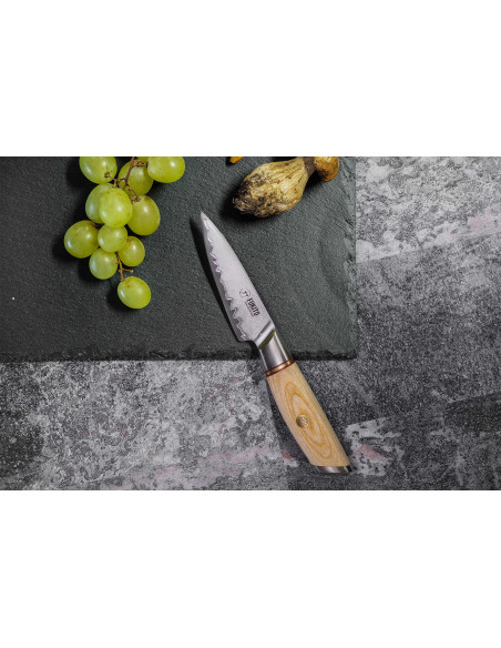 Messerset 3 Messer Fukito Pakka San Mai Kochmesser + Universalmesser + Schälmessermesser
