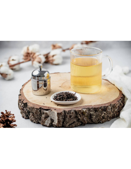 Cristel teinfusor i rostfritt stål 4,5 cm med stativ