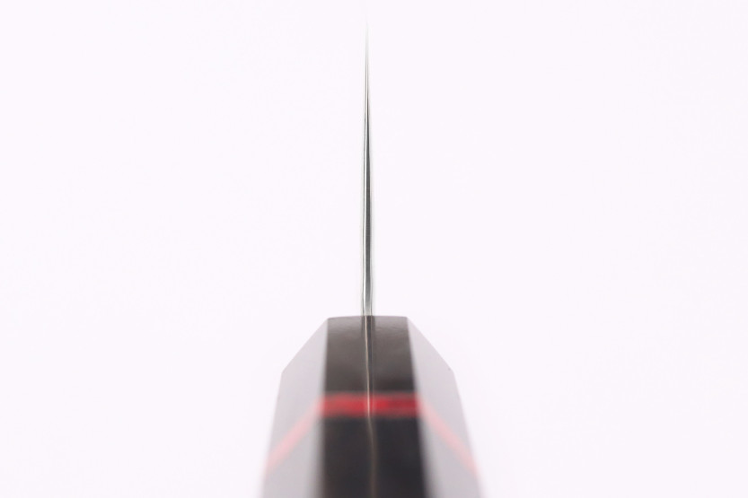 Håndlaget japansk nakiri-kniv, 16,5 cm, Wusaki Nawame, AUS10-damaskus