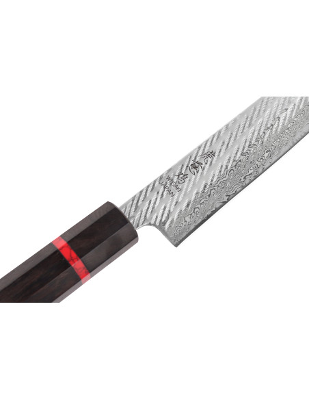 Handgefertigtes japanisches Sujihiki -Messer, 24 cm, Wusaki Nawame, AUS10-Damast