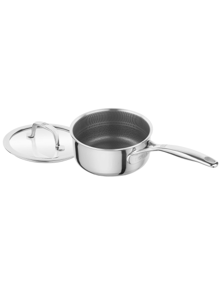 Zwilling Peak Ceraforce® HyCoat stainless steel saucepan with ceramic coating and glass lid