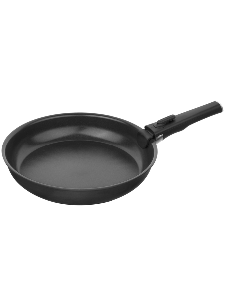 Set med 2 stekpannor från Zwilling Unlock Ceraforme® Titanium i aluminium, 20 och 28 cm + 1 avtagbart handtag