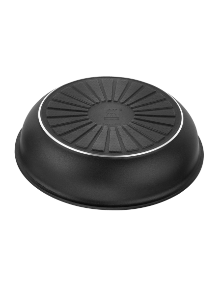 Sett med 2 Zwilling Unlock Ceraforme® Titanium -stekepanner i aluminium på 20 og 28 cm + 1 avtakbart håndtak