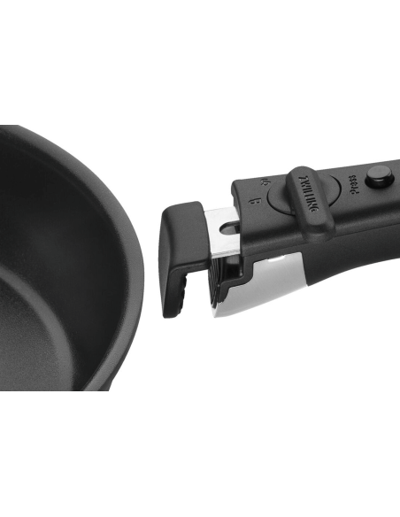2er-Set Zwilling Unlock Ceraforme® Titanium Pfannen aus Aluminium (20 und 28 cm) + 1 abnehmbarer Griff