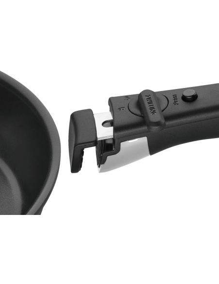 Set di 2 padelle Zwilling Unlock Ceraforme® Titanium in alluminio da 24 e 28 cm + 1 manico rimovibile