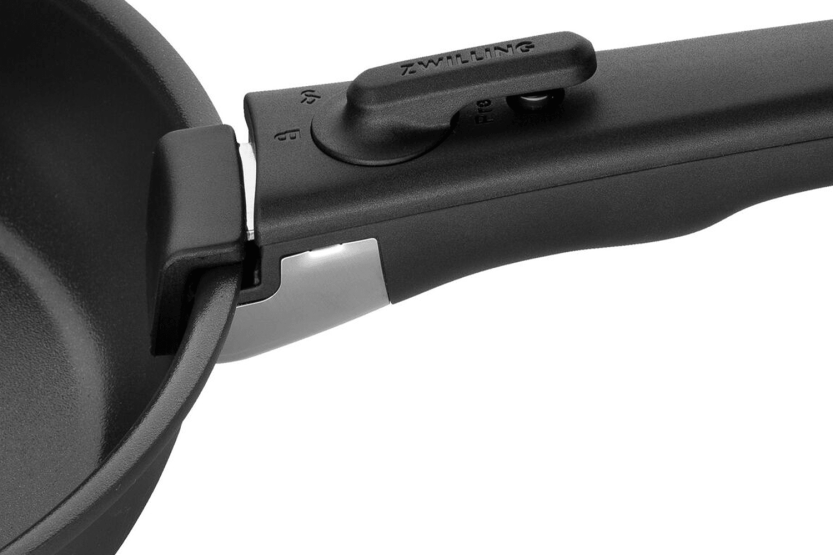 2er-Set Zwilling Unlock Ceraforme® Titanium Pfannen aus Aluminium (24 und 28 cm) + 1 abnehmbarer Griff