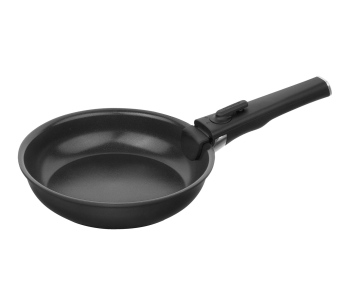 Set med 3 Zwilling Unlock-stekpannor i aluminium, 20, 24 och 28 cm + 1 avtagbart handtag 2
