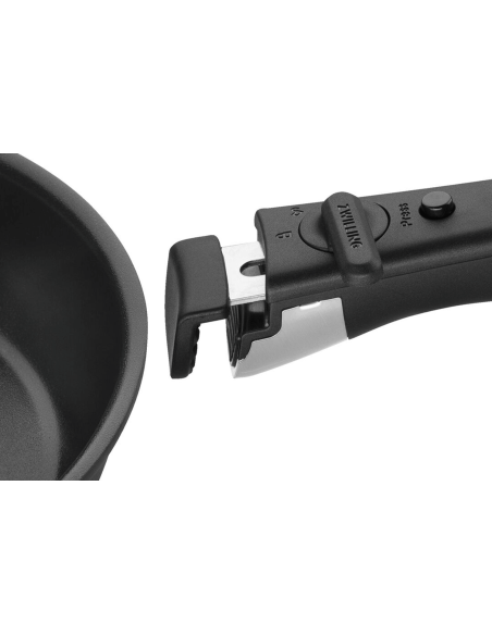 Conjunto de 3 frigideiras Zwilling Unlock em alumínio de 20, 24 e 28 cm + 1 pega amovível