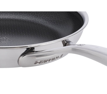 Panela de fritar Zwilling Peak Ceraforce® HyCoat em aço inoxidável e revestimento cerâmico com tampa de vidro, 26 cm 2