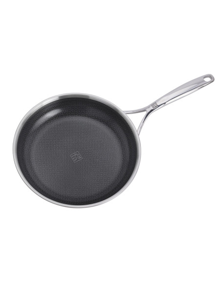 Zwilling Peak Ceraforce® HyCoat-stekepanne i rustfritt stål med keramisk belegg og glasslokk, 26 cm