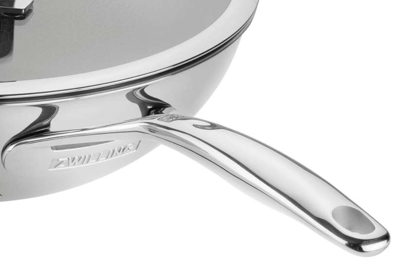 Zwilling Peak Ceraforce® HyCoat -wok, ruostumatonta terästä ja keraamista pinnoitetta, lasikannella, 30 cm