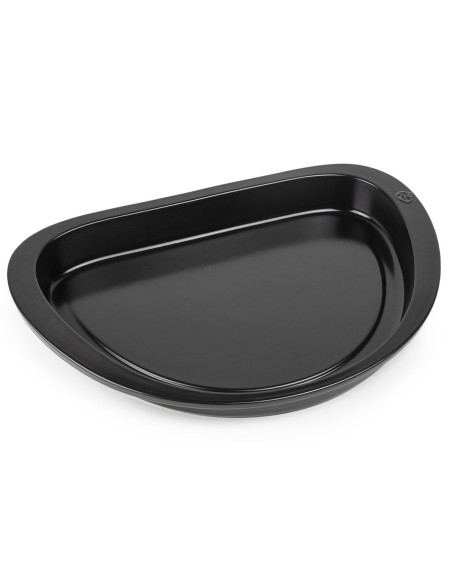 Peugeot Grill to table sort halvmåneformet keramisk plancha - 43 cm
