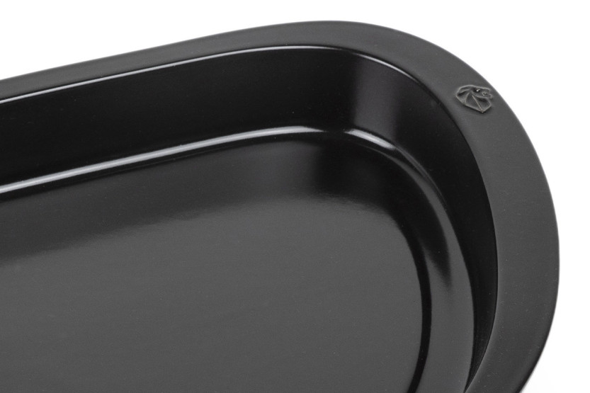 Peugeot Grill to table sort halvmåneformet keramisk plancha - 43 cm