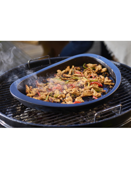 Peugeot Grill to table halvmåneformet svart keramisk plancha – 43 cm