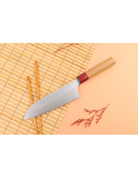 Handgefertigtes japanisches Santoku-Messer, 17 cm, von Makoto Kurosaki Ryusei, VG7