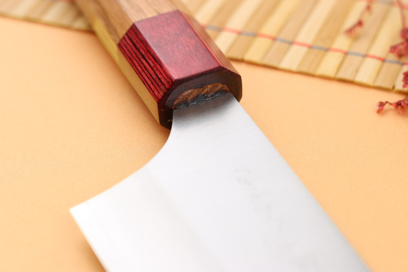Handgefertigtes japanisches Santoku-Messer, 17 cm, Makoto Kurosaki Ryusei VG7