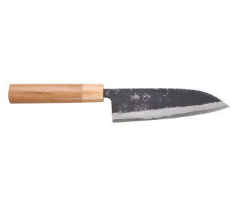 Kouki Hashimoton käsintehty japanilainen 16,5 cm:n santoku-veitsi BS2