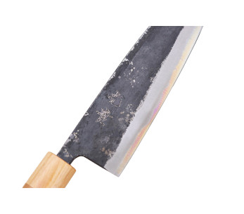 Cuchillo santoku japonés artesanal de Kouki Hashimoto, de 16,5 cm, modelo BS2 2