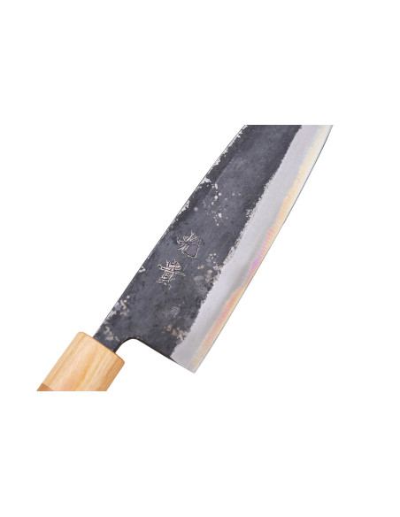 Coltello santoku giapponese artigianale Kouki Hashimoto BS2 da 16,5 cm