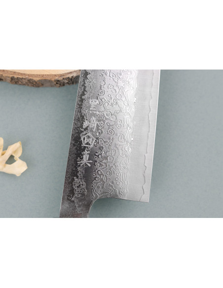 Handgefertigtes japanisches Kochmesser 21 cm von Makoto Kurosaki Kodama, VG10