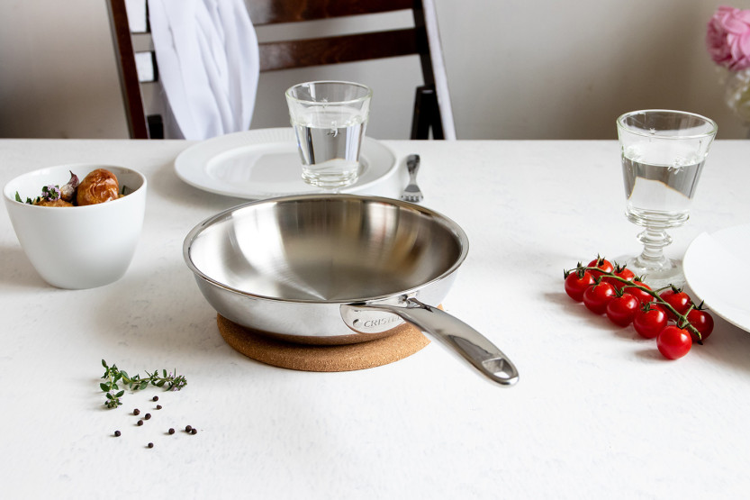 Cristel Castel'Pro Traktörpanna i 18/10 rostfritt stål 5 lager