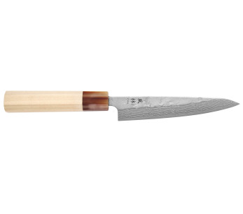 Yuzo Haruto Damas -käsintehty japanilainen yleiskäyttöveitsi, 13,5 cm