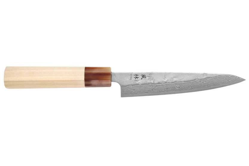 Handgemaakt Japans Yuzo Haruto Damascus-universeelmes, 13,5 cm