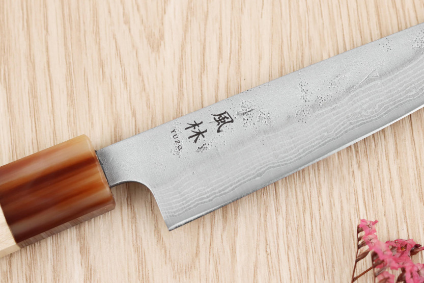 Håndlavet japansk Yuzo Haruto Damas-universalkniv, 13,5 cm