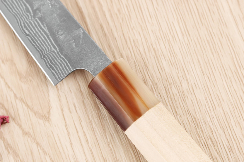 Handgemaakt Japans Yuzo Haruto Damascus-universeelmes, 13,5 cm