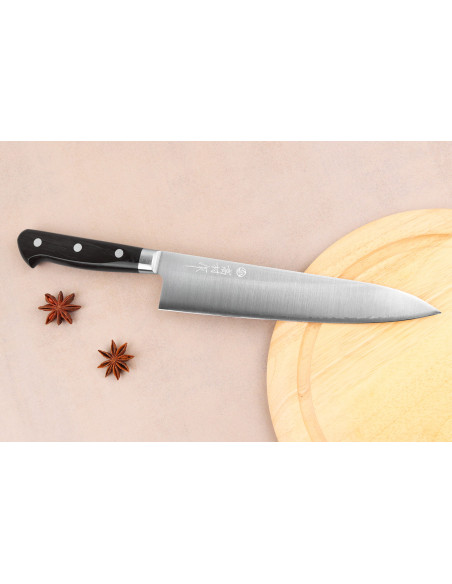 Handgemaakt Japans Takamura - koksmes van 21 cm, VG10, gepolijst