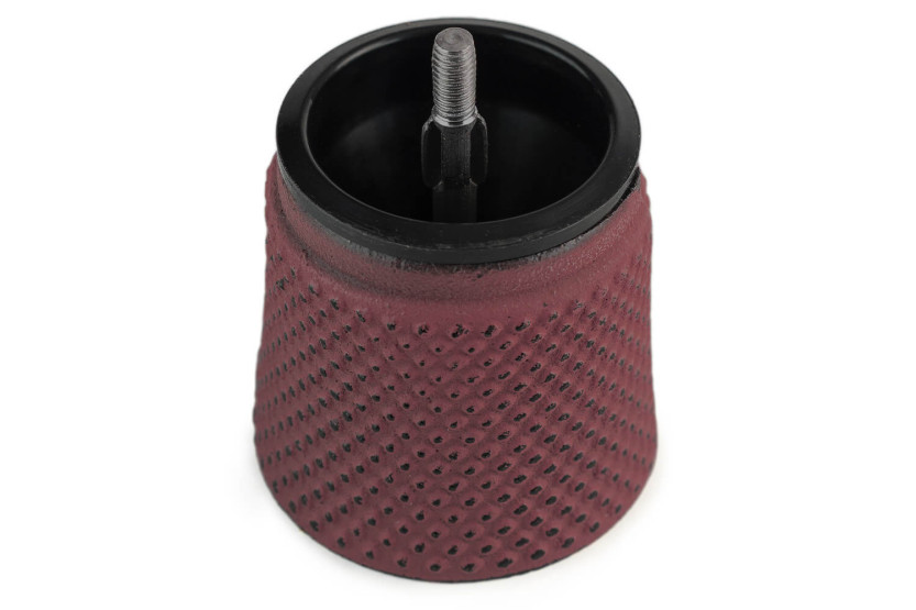 Peugeot Bali manuell pepparkvarn i matt röd gjutjärn, 8 cm