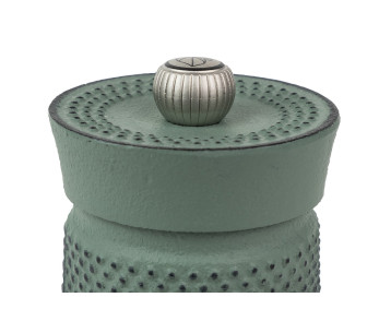 Peugeot Bali Manual Pepper Mill, Celadon Green Cast Iron, 8 cm 2