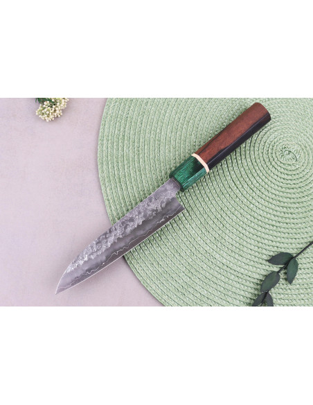 Handgjord japansk universalkniv, 13,5 cm, Makoto Kurosaki Samidorizuki SGStrix