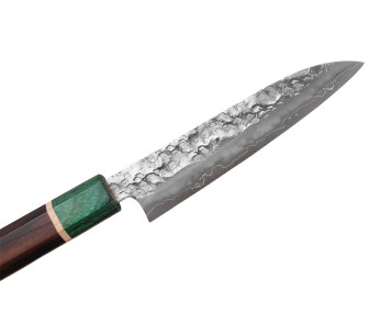 Cuchillo universal japonés artesanal de 13,5 cm, Makoto Kurosaki Samidorizuki SGStrix 2