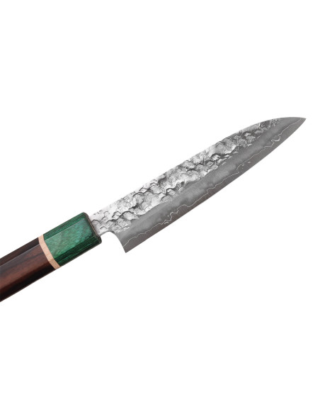 Makoto Kurosakin käsintehty japanilainen yleiskäyttöveitsi, 13,5 cm, Samidorizuki SGStrix